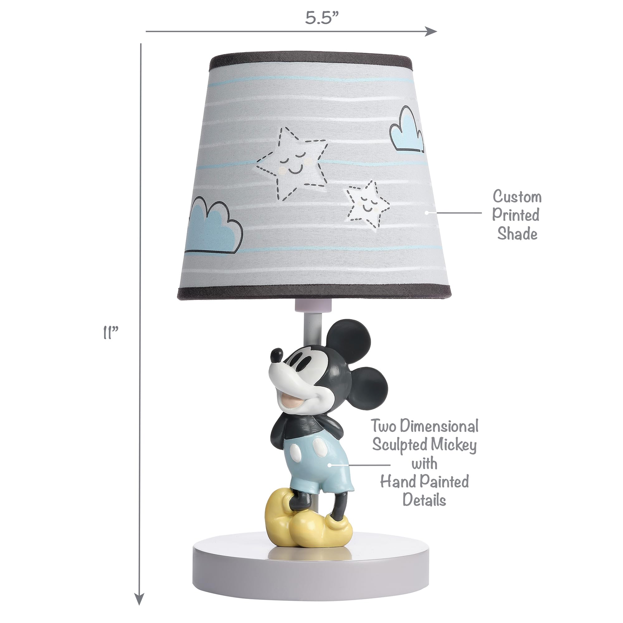 Amazon.com : Lambs & Ivy Disney Baby Moonlight Mickey Mouse Lamp